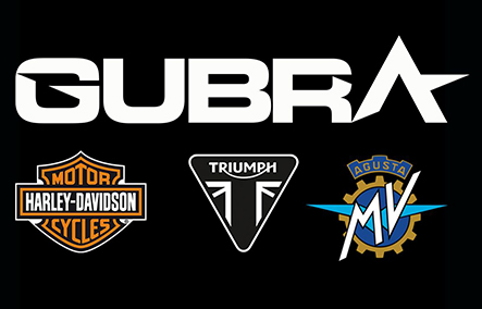 Logo Gubra - Distribuidor Oficial Harley Davidson, Triumph, MV Canarias
